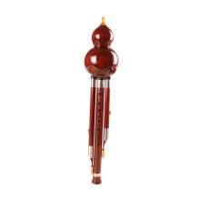 Redwood Hulusi Flute C Bb Tuned 7Hole Chinese Gourd Flute for Adults Beginner Friendly Clear Bright Tone