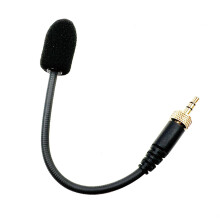 3.5mm Adjustable Detachable Boom Microphone for Wireless Speakers, Noise Cancelling Microphone, Enjoy Clear Game Sound Microphones