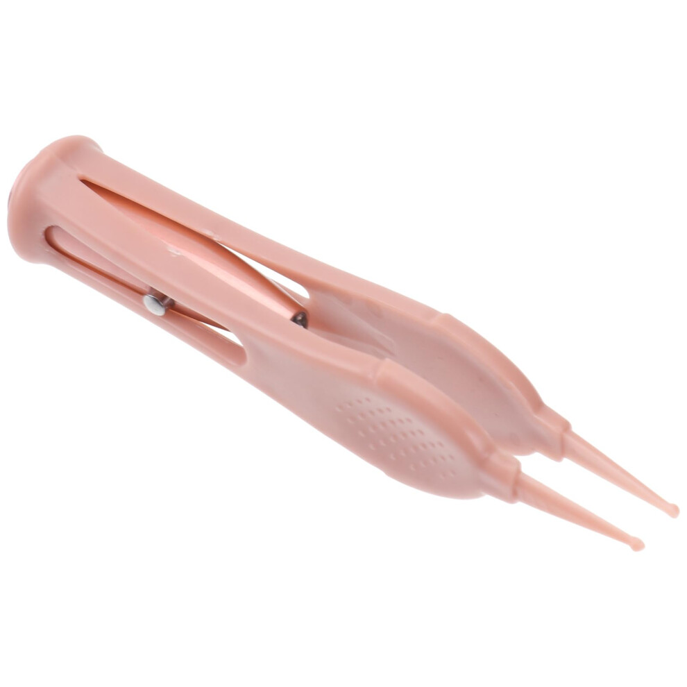 Tweezers Nasal Cleaning Tweezers Baby Clip Nose Tweezers Cleaning Clip Pink