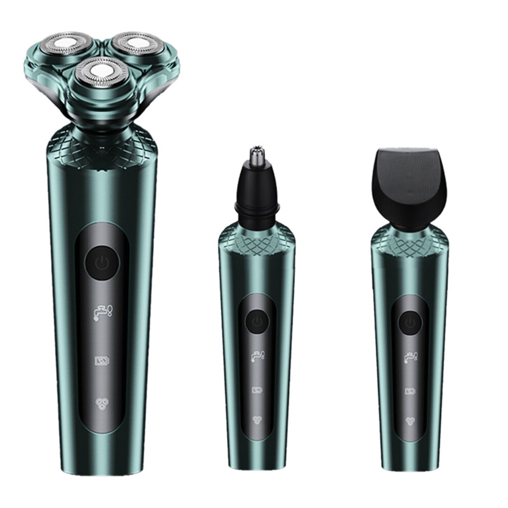 Electric Shaver and Beard Trimmer for Men, Waterproof IPX7, USBC Fast Charge, Low Noise Grooming Kit