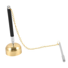 Portable Buddhism Bell Made of Quality Copper, Delicate Ornament for Meditation and Prayer, Traditional Hand Bell for Spiritual Practices