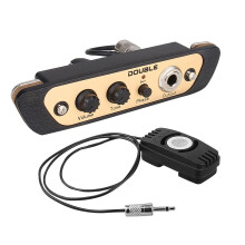 CJ01L Cajon Box Drum Preamp Pickup Musical Instrument Pickup with Mic 1/4 Inch Jack