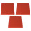 Heat Transfer Apparatuur Rubber 3-Pack 6,0x6,0x0,4 Inch 8