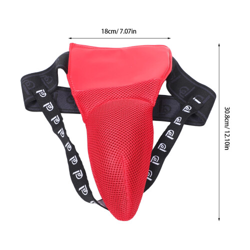 Breathable Mesh Sparring Groin Protector PU Nylon for Mma Boxing 1