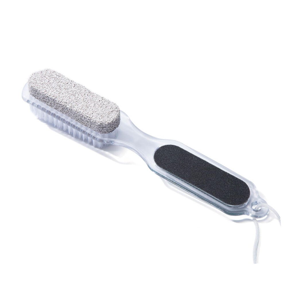 Pumice Stone for Feet with Handle, 4in1 Foot Callus Remover and Scrubber for Smooth Skin