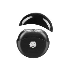 Electric Shaver Beard Shaver Waterproof Easy Clean Cordless Pocket Shaver Rotary Shaver for Men Outdoor Nose Hair Black