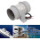 Inline Air Blower For Marine Use 3 Inch Diameter Low Current Consumption Compact Design 2