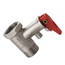 Heavy Duty Brass Water Heater Valves Steel Backflow Preventer