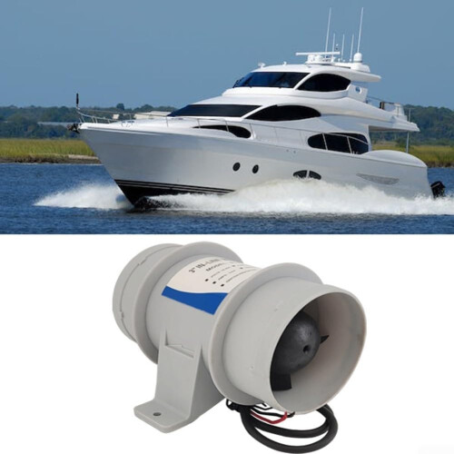 Inline Air Blower For Marine Use 3 Inch Diameter Low Current Consumption Compact Design 2