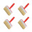 Pack of 4 Professional Bristle Wall Brushes for Solvent-150 1
