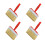4Pieces Practical Brushes For Solvent Base Coatings Smooth-140 1