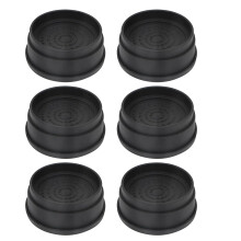 Rehausseurs de meubles de lit réglables,-1 pouce rond 6 paquets