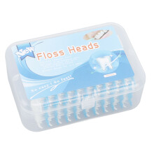 Cepillo interdental 200 piezas silicona suave azul 1.9 oz