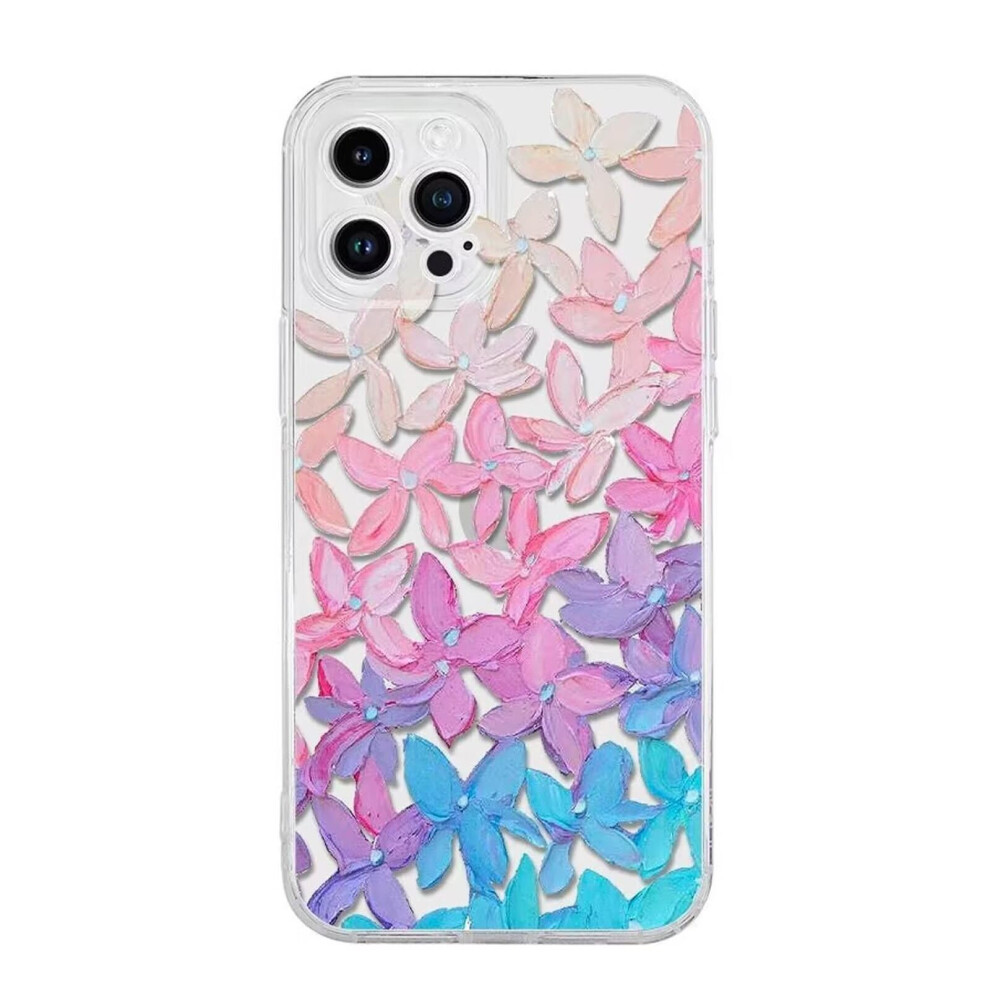 Miagon Kreativ Flower Case For Iphone 15 Pro Max, Butterfly Leaves Clear Design 9426802417388