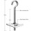 Toggle Wings Ergonomic Design, Heavy Duty Ceiling Hooks With Spring Toggle Wing Bolts, Easy Install Remove For Wide Application On Plasterboard, 1