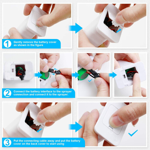 Disinfection Solution, Wireless Nano Sprayer for Efficient Sanitization, Battery-Powered with Touch Control (Anti-Oxidation Feature) 1