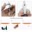 Toggle Wings Ergonomic Design, Heavy Duty Ceiling Hooks With Spring Toggle Wing Bolts, Easy Install Remove For Wide Application On Plasterboard, 4