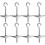 Toggle Wings Ergonomic Design, Heavy Duty Ceiling Hooks With Spring Toggle Wing Bolts, Easy Install Remove For Wide Application On Plasterboard, 2
