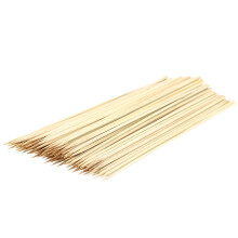 Milieuvriendelijke bamboespiesjes, perfect voor grillen en chocoladefonteinen, veilig in gebruik en ideaal voor feestjes (25 cm)
