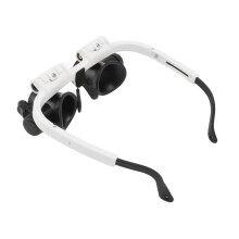 Head Mount Magnifying Glasses 8 x 15 x 23 x Hand Mount Magnifying Glass with 2 LED Lights for Watch