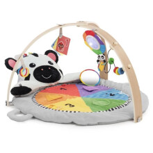 BABY EINSTEIN ZEN LE ZEBRE Tappeto gioco con arco giocattoli multisensoriali, specchio STEAM, regalo per neonati 0M+