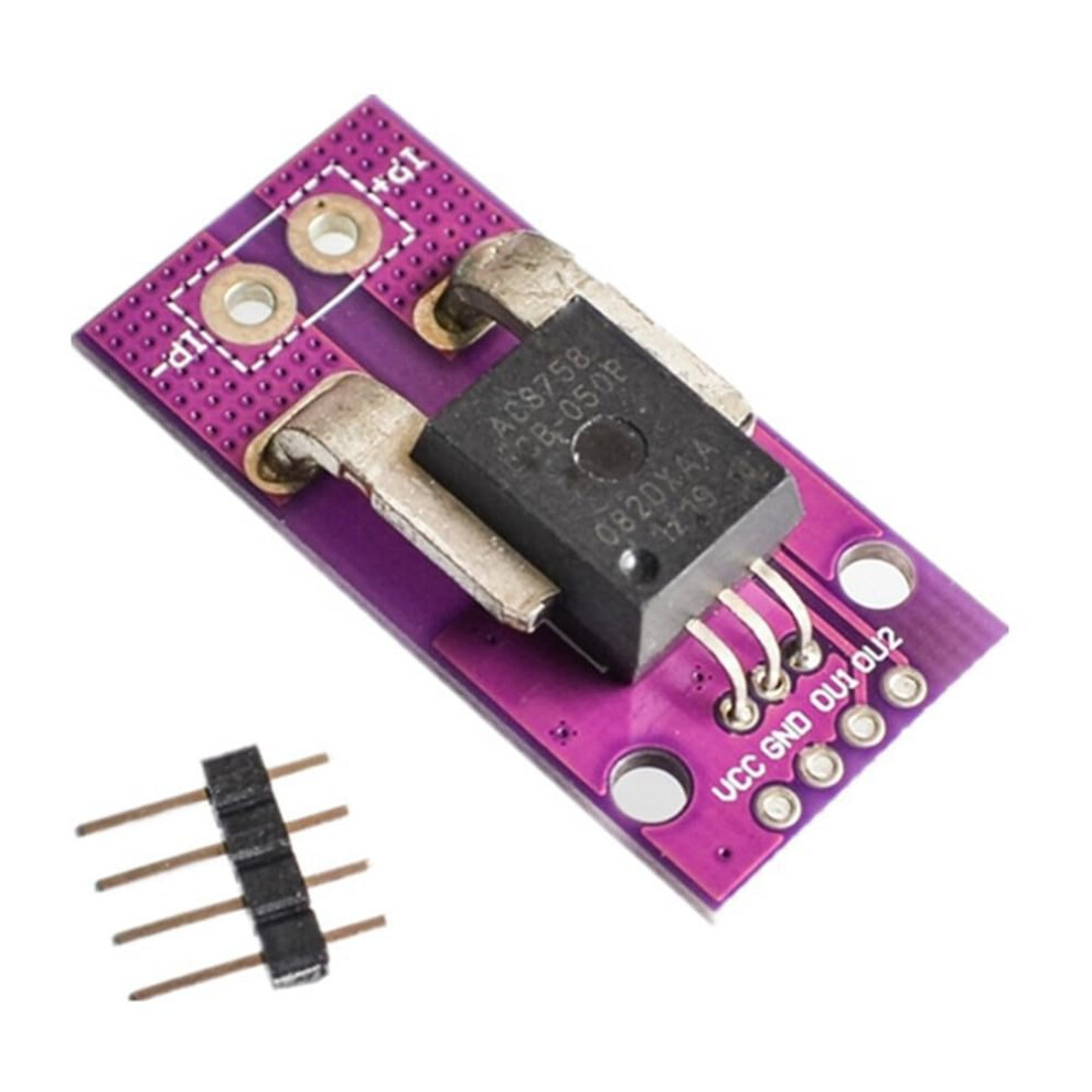 Acs758lcb050bpfft 50A Hall Linear Current Sensor Module For Precision Measurement Mcu758 Compatible 9347817883275
