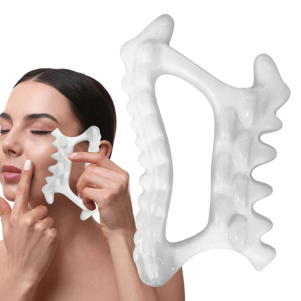 Ceramic Gua Sha Tool  Ceramic Gua Sha Facial Tool  Body Care Scraping Massage Tool for Relieving Head, Neck, and Back Pain.