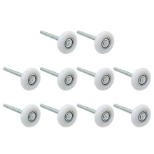 10 Pack Garage Door Sturdy Nylon Rollers Wheel with Stem Seal
