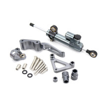 Aluminum Alloy Motorcycle Steering Damper Kit for Ducati Monster 696 795 796 with Adjustable Stabilizer and Mounting Bracket