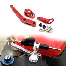 Motorcycle Steering Damper Kit with Adjustable Stabilizer Bracket for Honda CBR954RR 20022003
