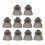 10 PCS Soft Silicone Double Layer Hearing Aid Domes 13mm Universal Fit Replacement Ear Tips 1