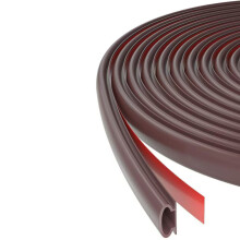 Bendable Quarter Round Trim Molding Rubber Molding Trim-brown