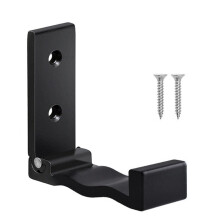 An der Wand montierter, klappbarer Kleiderhaken,-Schwarz