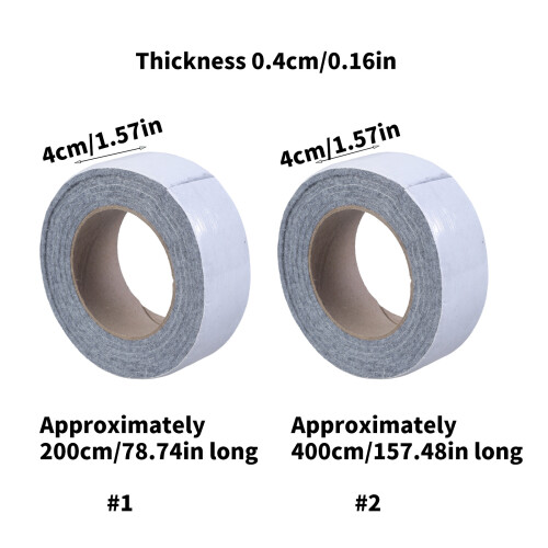 Bandes de fenêtre polyvalentes absorbant-Gris 3 x 400 cm 2