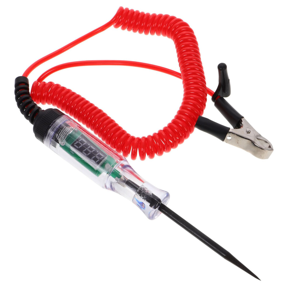 Automotive Circuit Tester Led Voltage Test Pen With Sharp Probe And Clip For 12V 24V Cars Trucks Rvs 9347817880830