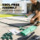 Outsunny Outsunny Portable Small Polytunnel with Mesh Windows, 240x90x90cm 6