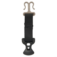 Adjustable camping tent tensioner for double doors with stainless steel hooks