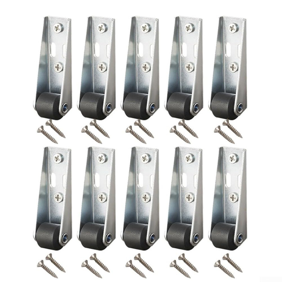 Directional Swivel Casters, 10Pack Telescopic Loadbearing Casters For Indoor Furniture, Black 9189345192043