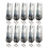 Load Bearing Directional Casters, 10Pack, Indoor Use On Various Surfaces, Black 1