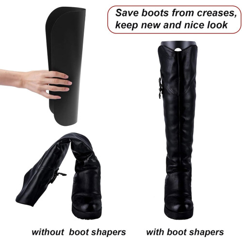 24 pcs Boot Shapers, Plastic Boot Stretchers, Reusable Boot Holders 2