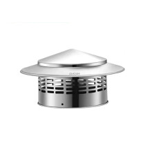 Chimney Hood Stainless Steel Rain Cover Chimney Cover Chimney Cap Ventilation for Fireplaces, Chimneys, 16 cm x 16cm