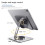 (Silber (360-Grad-Drehungsstil)) 360-Rotation-Tablettenständer 2