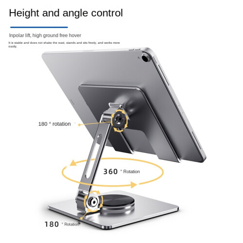 (Silber (360-Grad-Drehungsstil)) 360-Rotation-Tablettenständer 1
