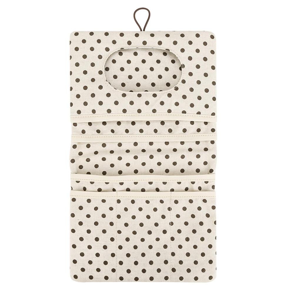 Nappy Caddy Organiser, Portable Multifunctional Basket For Baby Items White