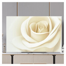 65 Inch TV Dust Cover Cloth with Scratch Screen Protection, Cute Flat Screen Monitor Cover for Home Decor