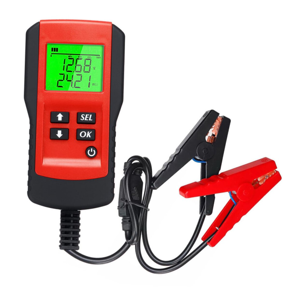 Car Battery Tester With Clear Lcd Display, 12V Battery Analyzer For Accurate Voltage And Capacity 9426802428254