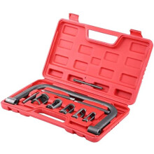 Valve Spring Compressor Tool Kit, C Clamp Removal Set for Overhead Engine, Universal Car Use
