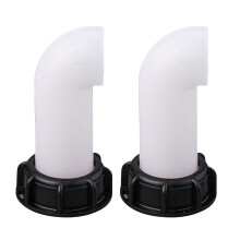 2Pcs Thread IBC Tank Adapters Extension Drain Spouts Hose IBC
