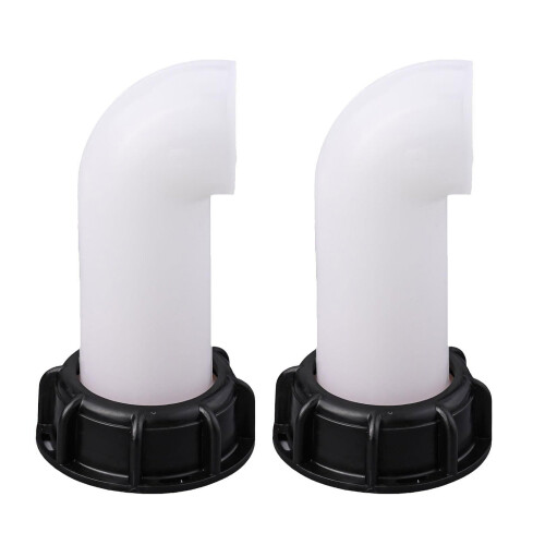2Pcs Thread IBC Tank Adapters Extension Drain Spouts Hose IBC