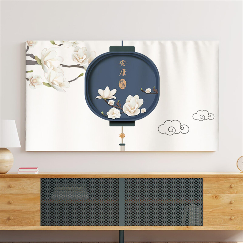 Tv Protector Cover Elastic Dustproof Screen Protector For 2275 Inch Tv/Pc Displays Ink Painting1 55Inch 9382693583437
